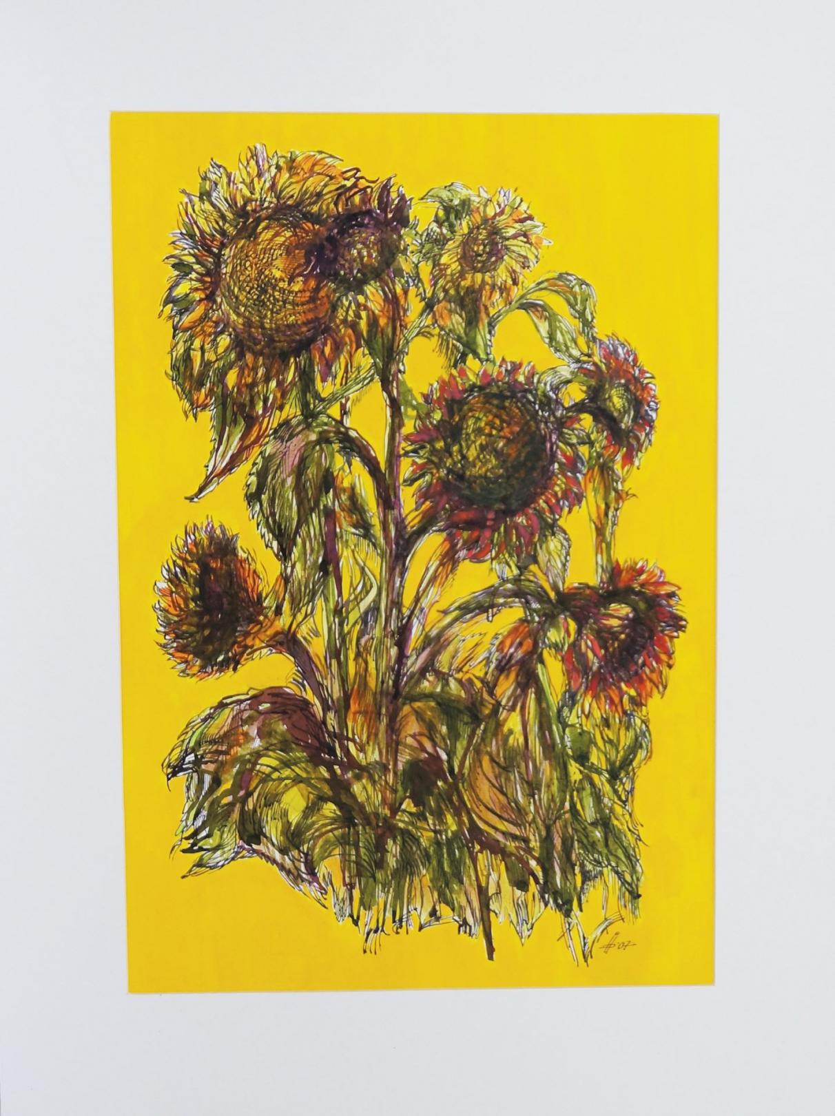 Herbst mit Sonnenblumen (2007)