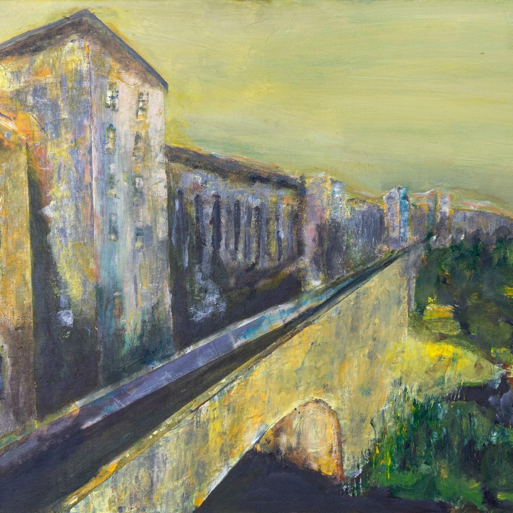 Flughafen Tempelhof - Acryl - 80 x 60 cm (2023)