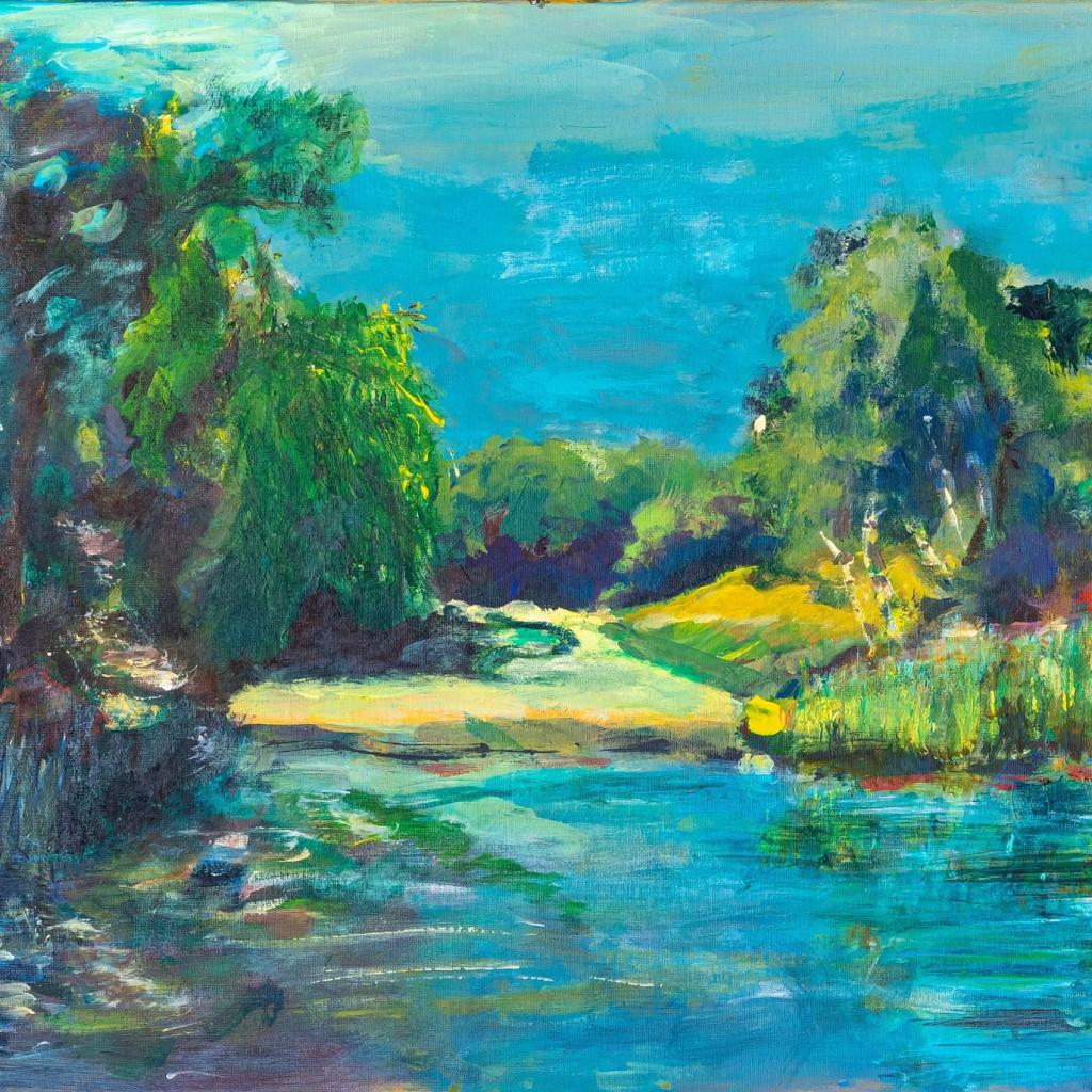 Volkspark Berlin-Wilmersdorf - Acryl - 70 x 50 cm (2023)